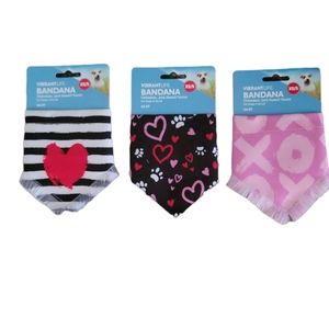 NWT- 3 Vibrant Life Bandana for Dogs